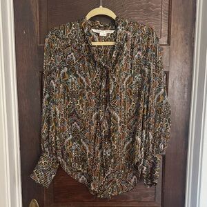 Veronica Beard Multicolor Patterned Blouse